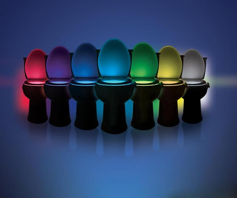 Smart Toilet Seat with Motion Sensor and Night Light
