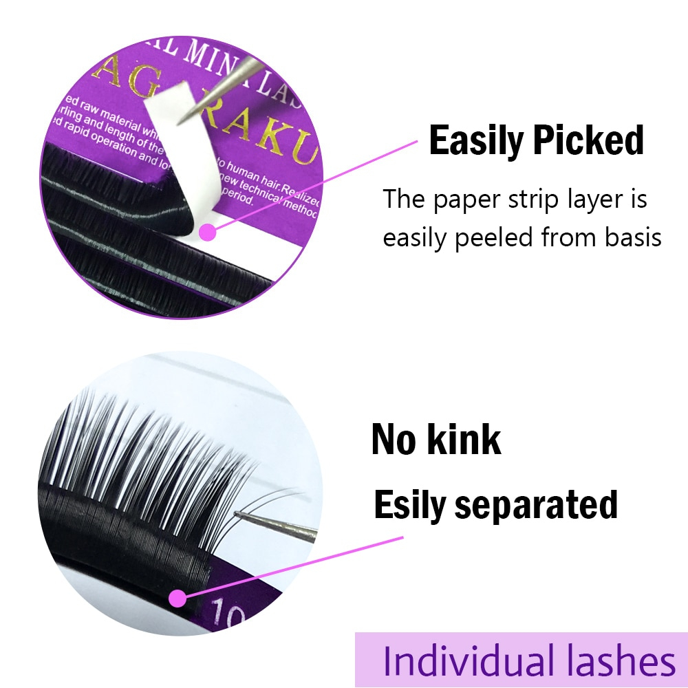 Soft Faux Mink Individual Lashes - Image 3